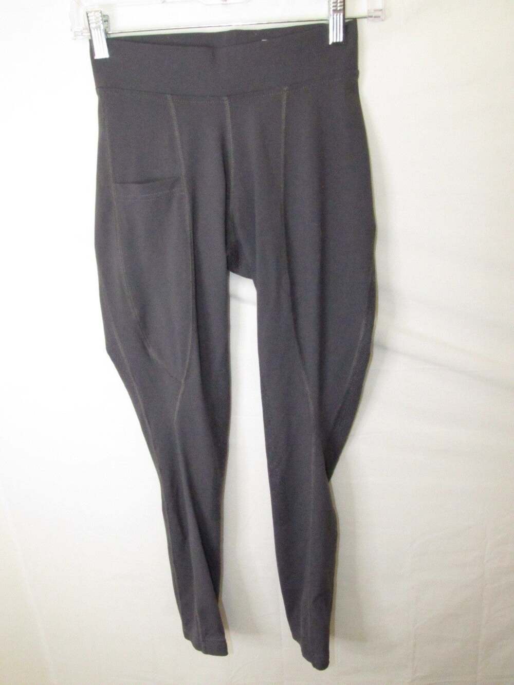 Dover Saddlery Womens XS Gray Full Seat Silicone Grip Equestrian Riding Tights